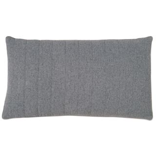 Picture of Myrtle Quilted Charcoal Lumbar Pillow (Filled)