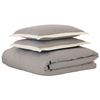 Picture of Myrtle Pewter Solid Duvet Cover