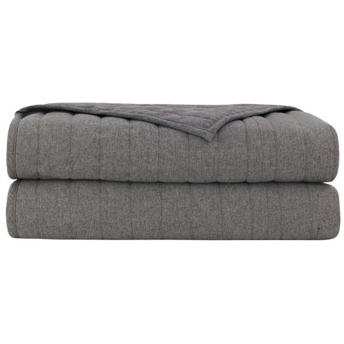 Picture of Myrtle Charcoal Quilted Coverlet